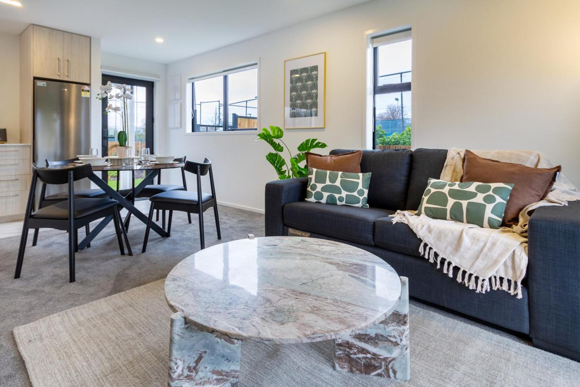 Serene Living 2 Bed With Carpark Christchurch Bagian luar foto